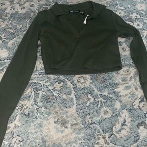 Zara. Size medium. Color dark green